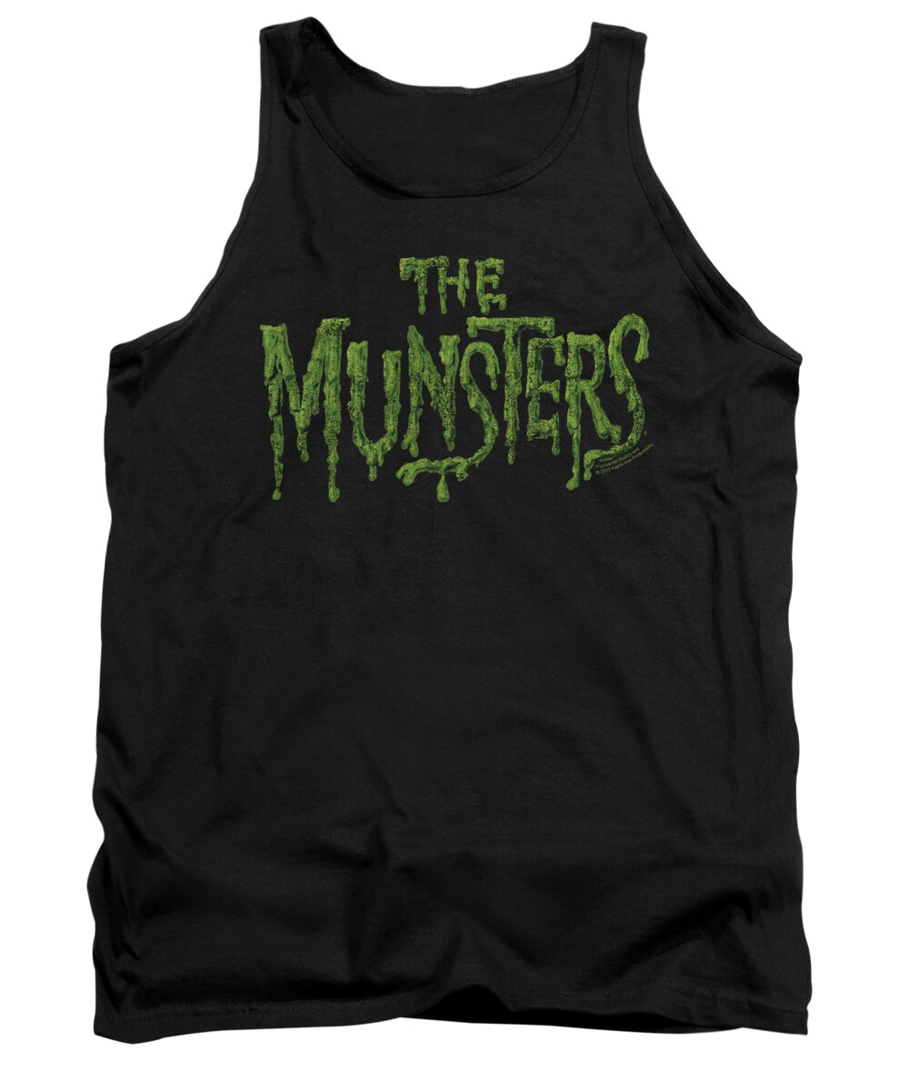 Munsters Tank Top featuring the digital art Munsters - Distress Logo by Brand A