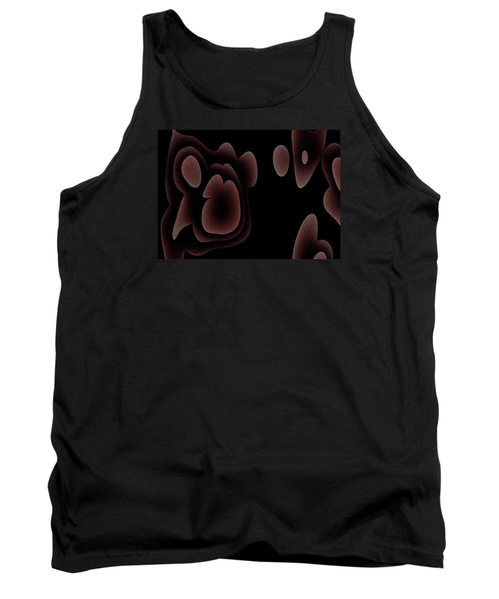 Abstract Tank Top featuring the digital art Nachdem by Jeff Iverson
