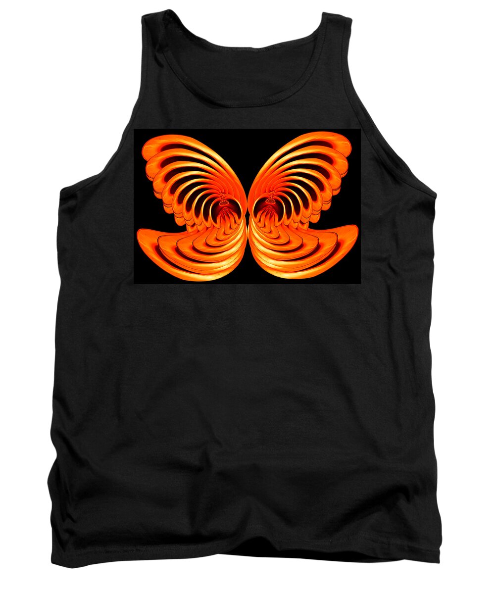 Composite Tank Top featuring the photograph Nautilus Wings by Jim Painter