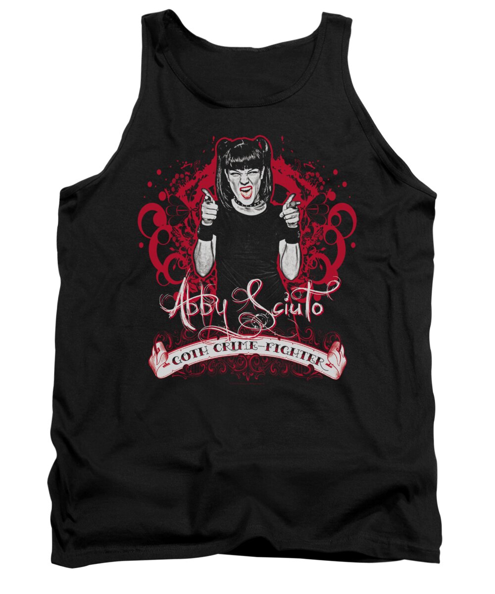 NCIS Tank Top featuring the digital art Ncis - Goth Crime Fighter by Brand A