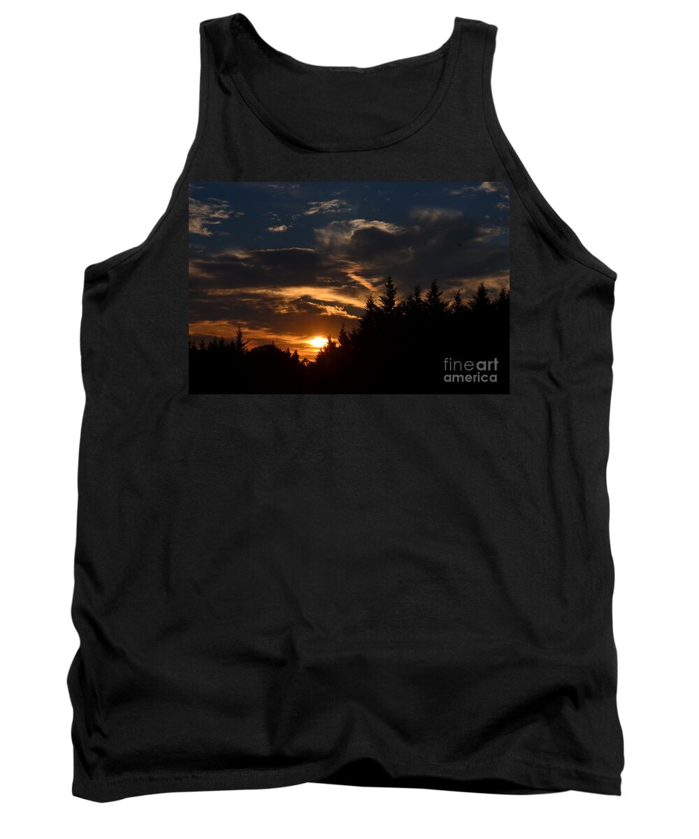 Nightscape 3 Tank Top featuring the photograph Nightscape 3 by Maria Urso