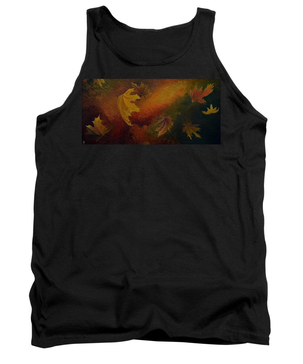Fall Tank Top featuring the painting Northwinds by Charles Owens