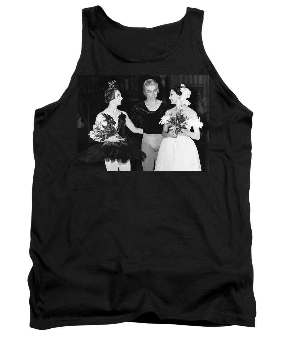 1950's Tank Top featuring the photograph Nureyev And Fonteyn by Underwood Archives