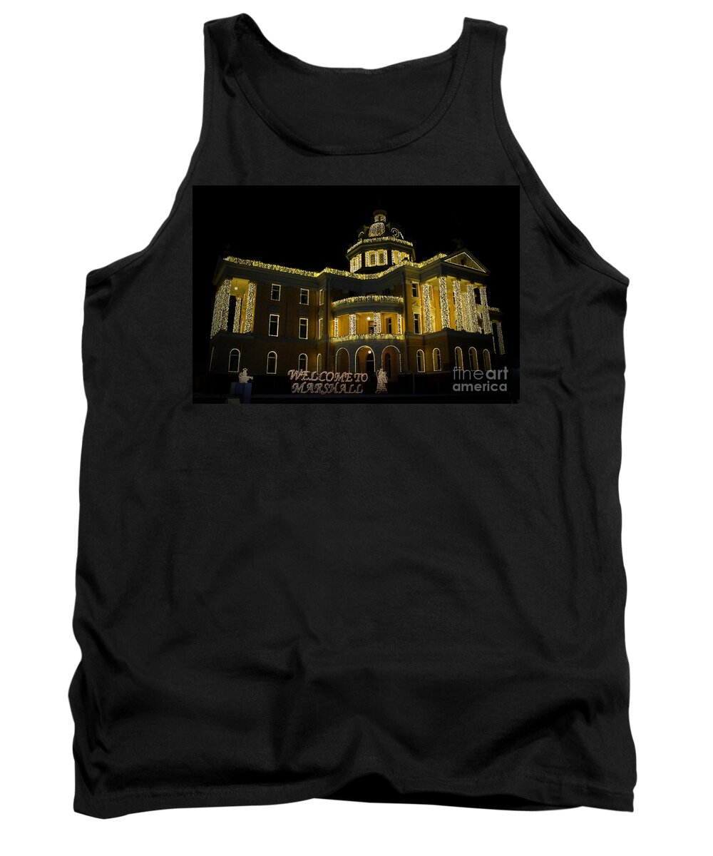 Old Harrison County Courthouse Tank Top featuring the photograph Old Harrison County Courthouse by Kathy White