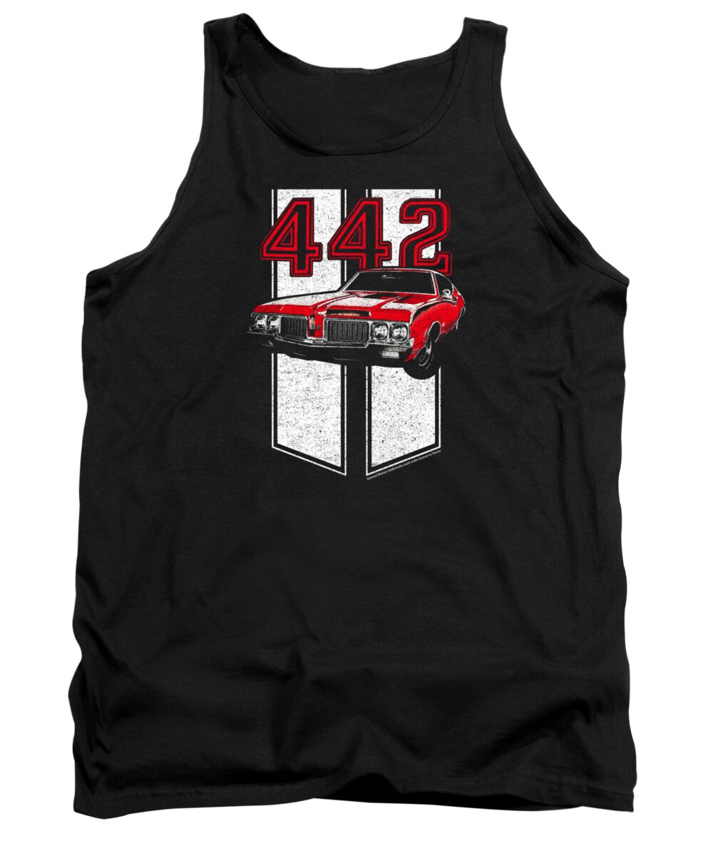  Tank Top featuring the digital art Oldsmobile - 442 by Brand A