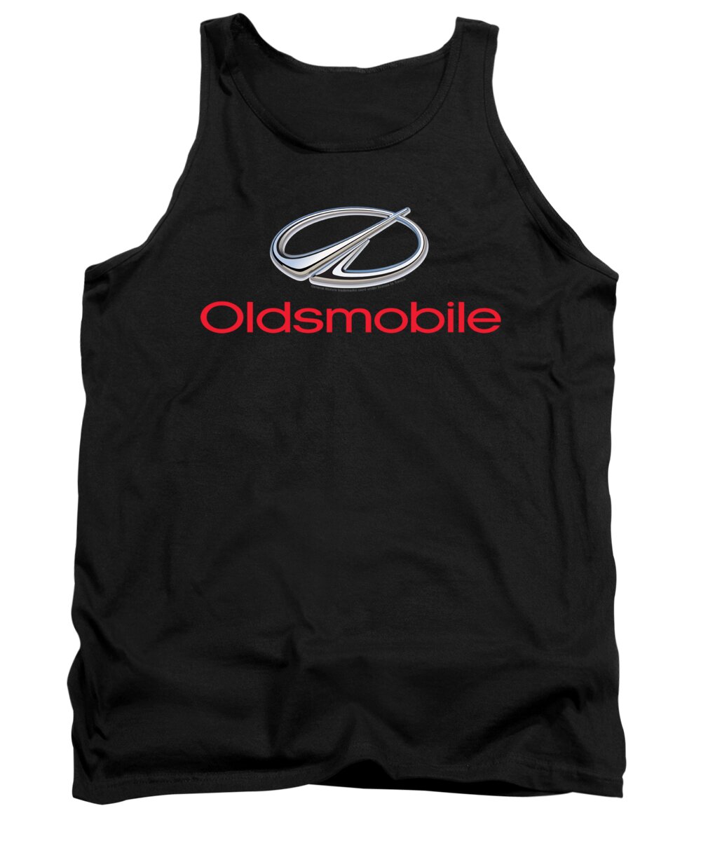  Tank Top featuring the digital art Oldsmobile - Modern Logo by Brand A