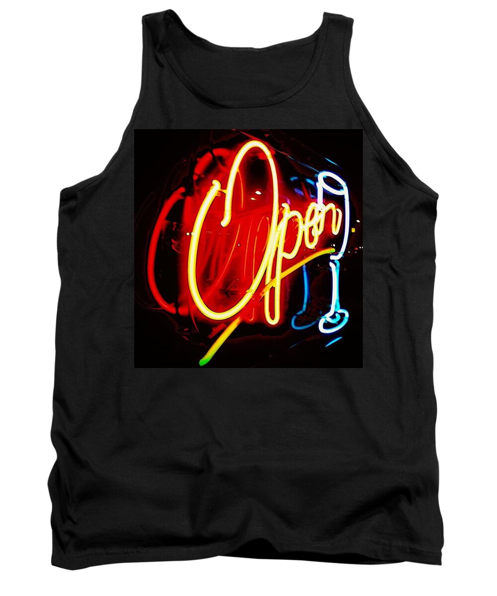 Night Tank Top featuring the photograph Open by Daniel Thompson