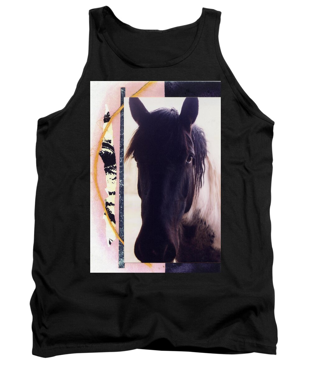 Horse Tank Top featuring the photograph Oreo by Mary Ann Leitch