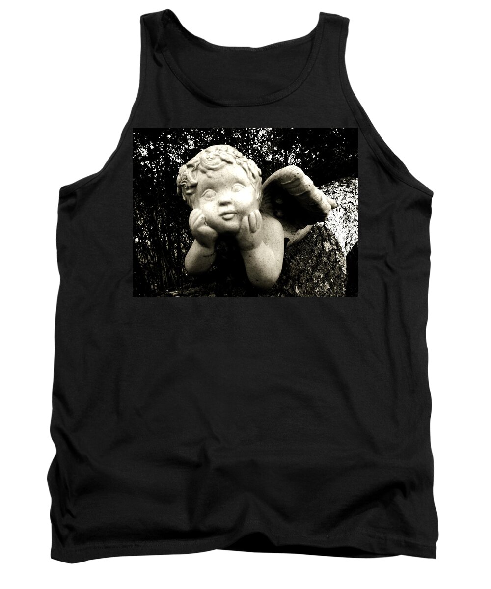 Angle Tank Top featuring the photograph Out on a Limb by John Duplantis