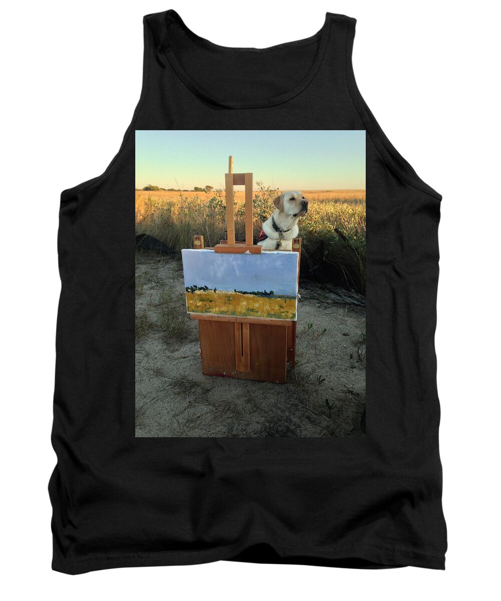 Painting Tank Top featuring the photograph Come Paint With Me by Mary Hahn Ward