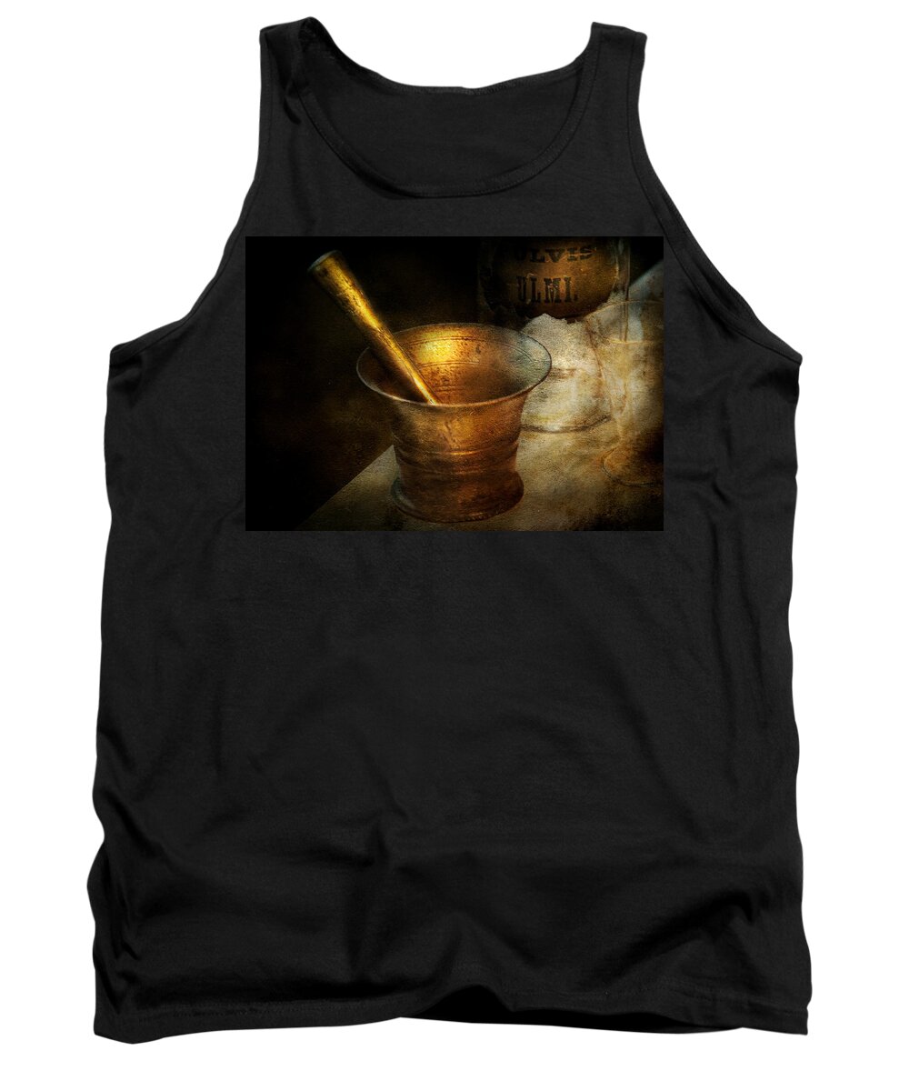 Hdr Tank Top featuring the photograph Pharmacist - The Pounder by Mike Savad