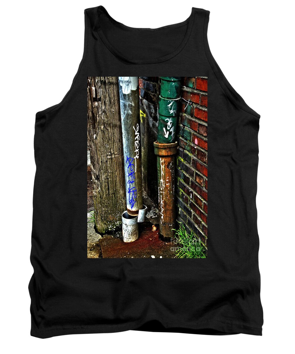Abstract Tank Top featuring the photograph Pipe Dream by Lauren Leigh Hunter Fine Art Photography