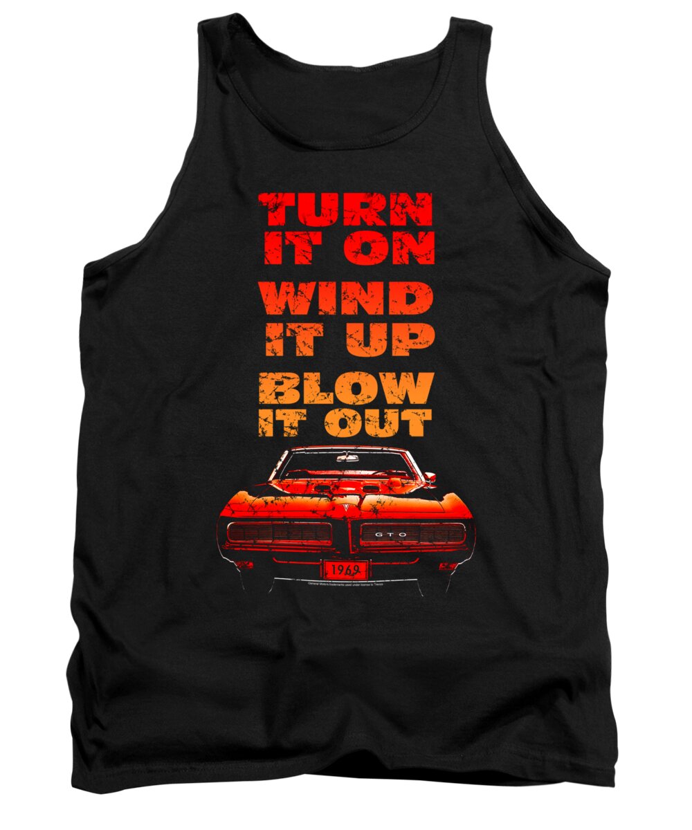  Tank Top featuring the digital art Pontiac - Blow It Out Gto by Brand A