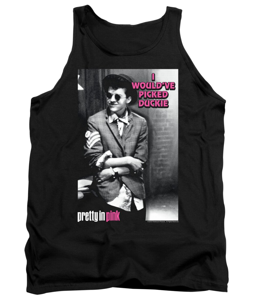  Tank Top featuring the digital art Pretty In Pink - I Wouldve by Brand A