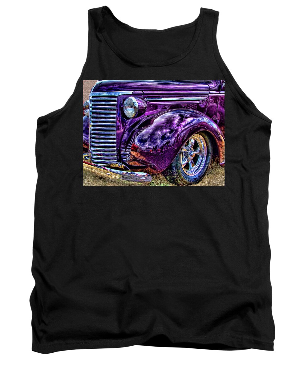 Purple Tank Top featuring the photograph Purple by Ron Roberts