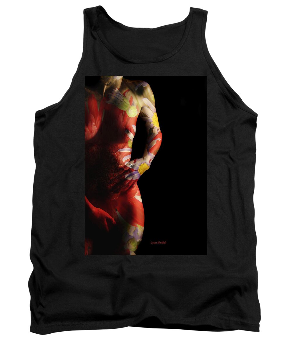 Woman Tank Top featuring the photograph Put A Little Spring In Your Step by Donna Blackhall