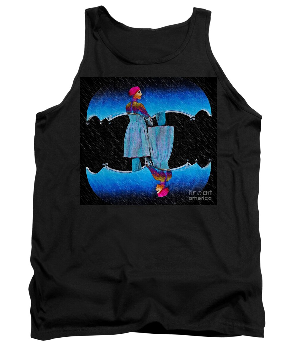 Rain Tank Top featuring the photograph Rain by Lilliana Mendez