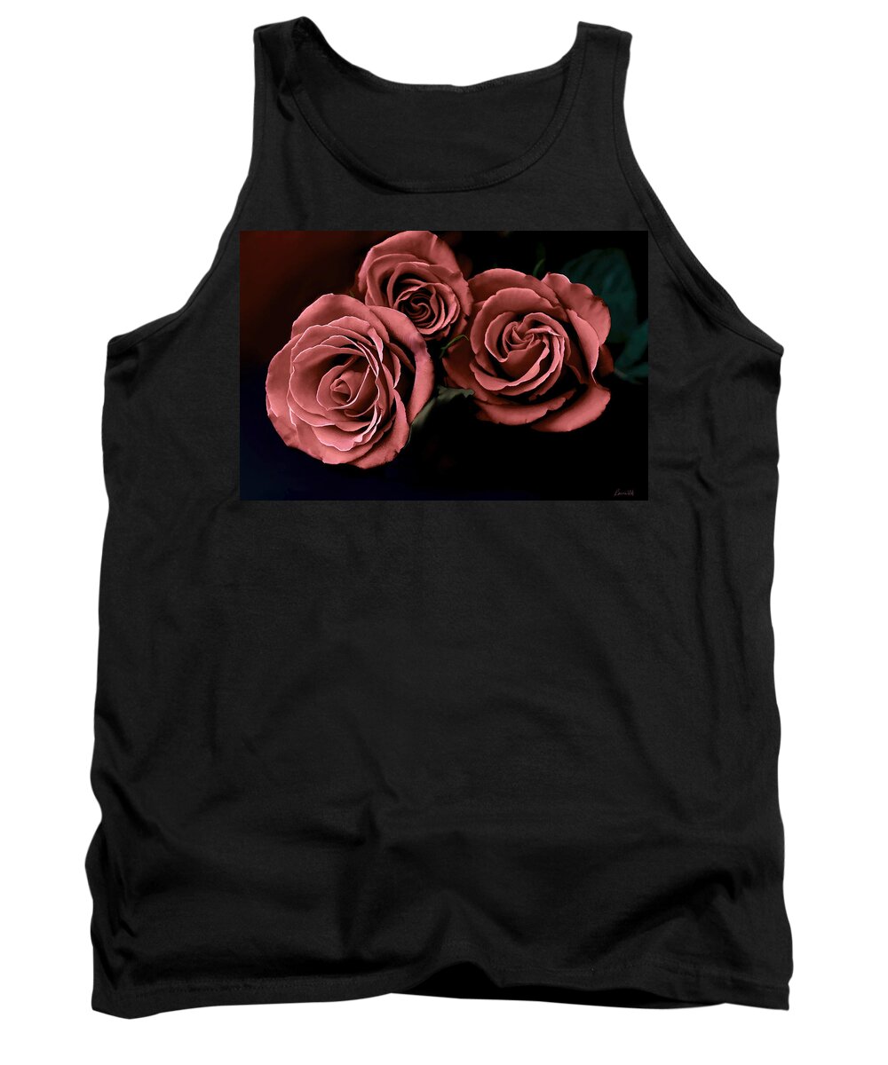 Roses Tank Top featuring the photograph Red Roses by Bonnie Willis