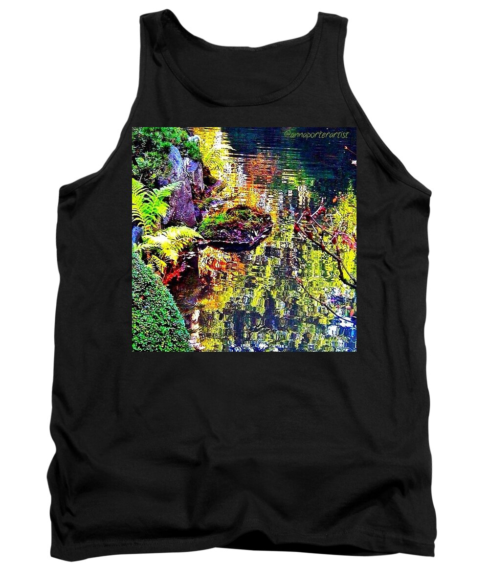 Autumn Tank Top featuring the photograph Reflections Of Autumn by Anna Porter