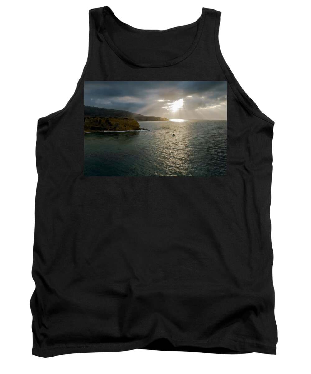 Abalone Cove Tank Top featuring the photograph Retire into yourself Photography By Denise Dube by Denise Dube
