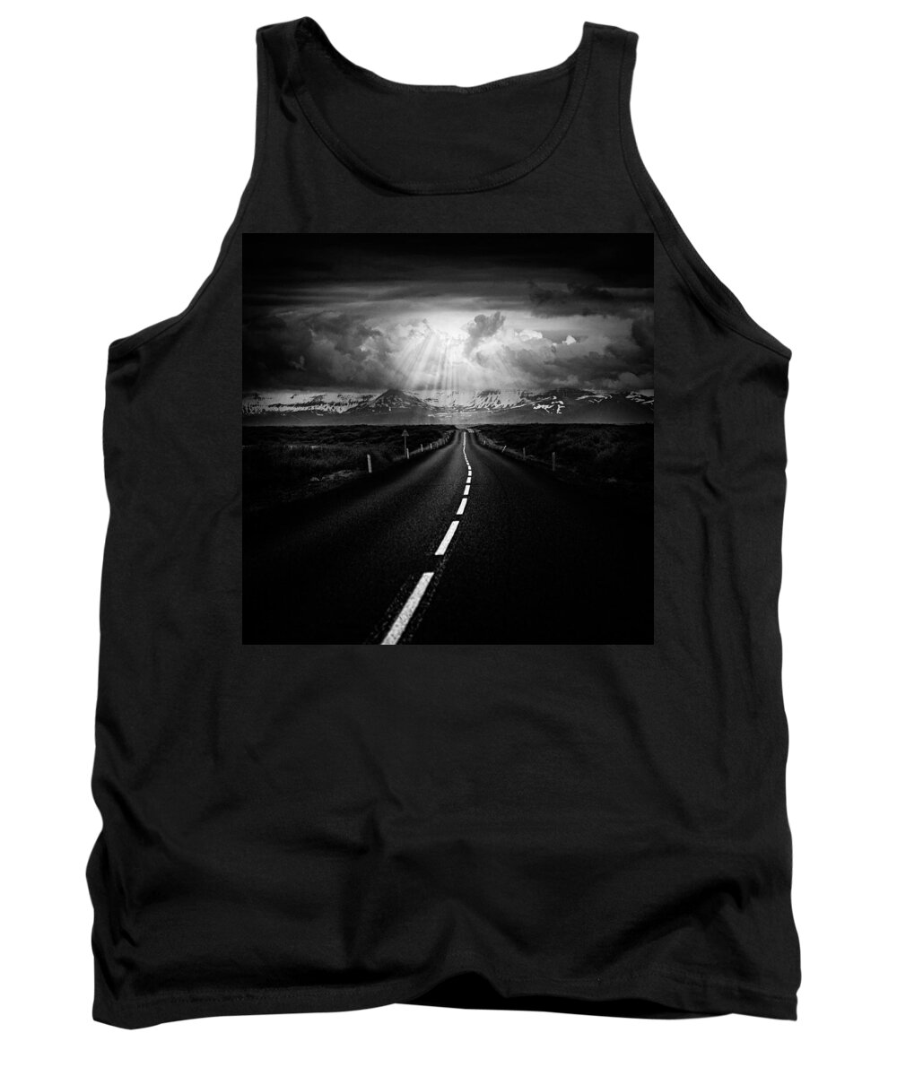 Iceland Tank Top featuring the photograph Road Trip in Iceland by Ian Good