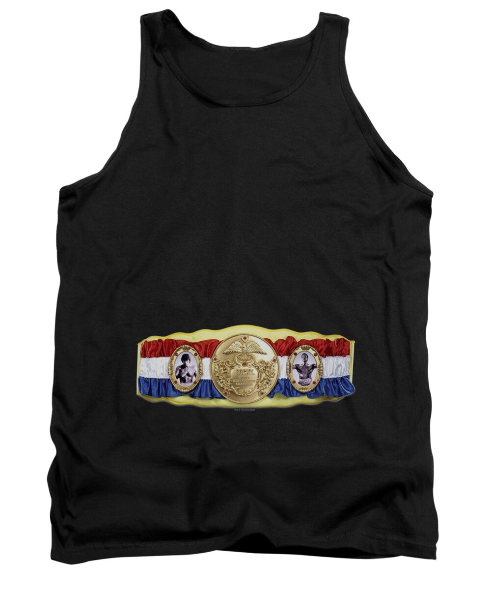  Tank Top featuring the digital art Rocky - Championship Belt(bottom Front) by Brand A