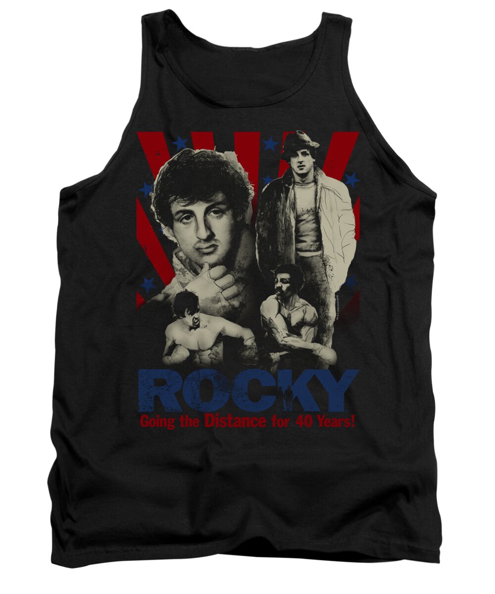  Tank Top featuring the digital art Rocky - Going The Distance by Brand A