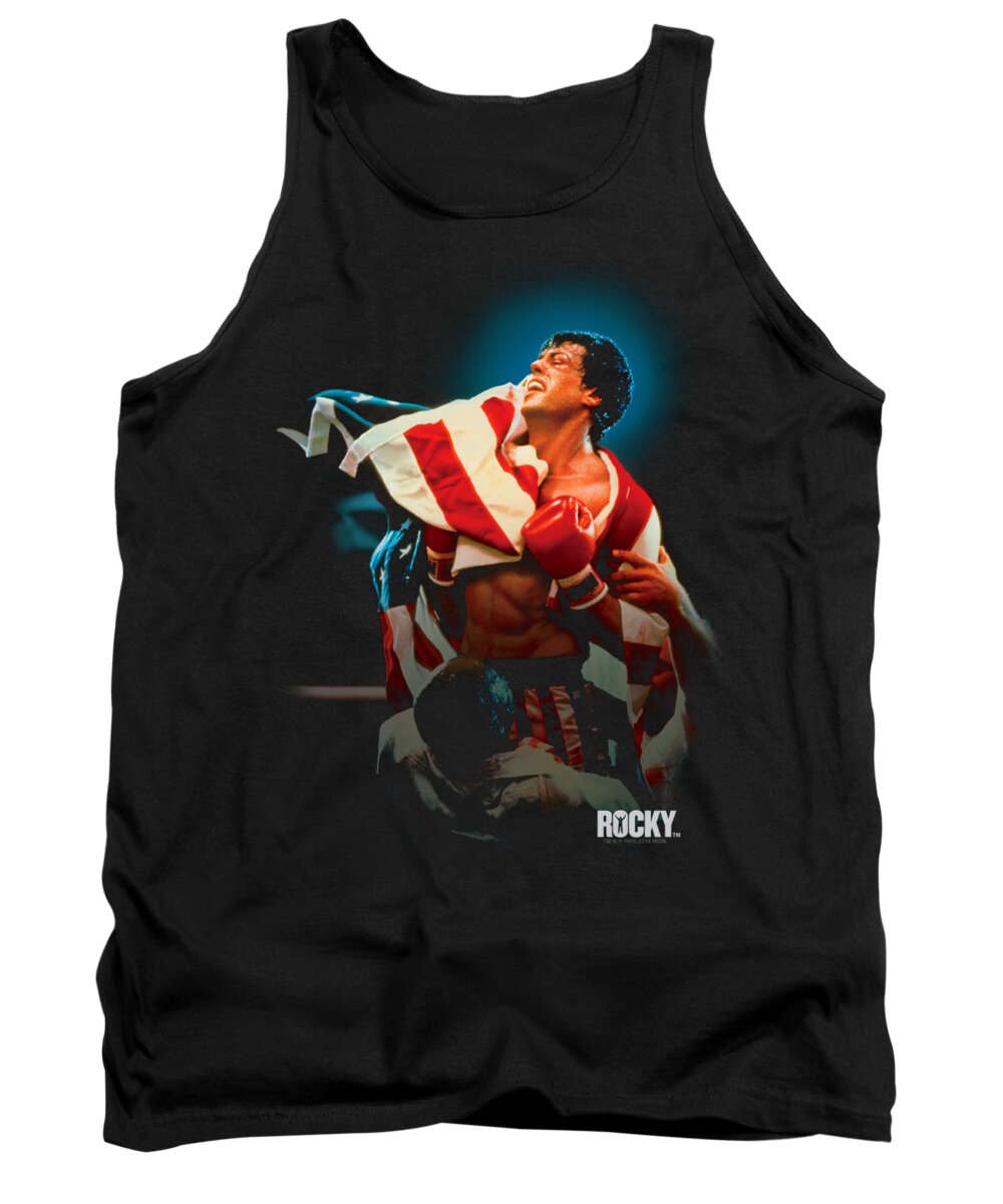  Tank Top featuring the digital art Rocky - Victory by Brand A