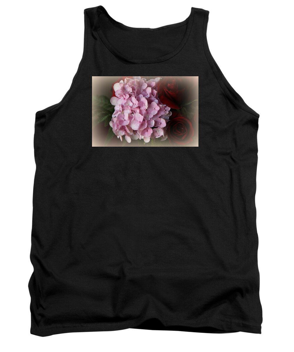 Beautiful Tank Top featuring the photograph Romantic Floral Fantasy Bouquet by Kay Novy