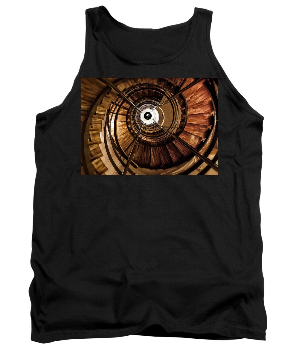 Stairway Tank Top featuring the photograph Round stairway by Mike Santis