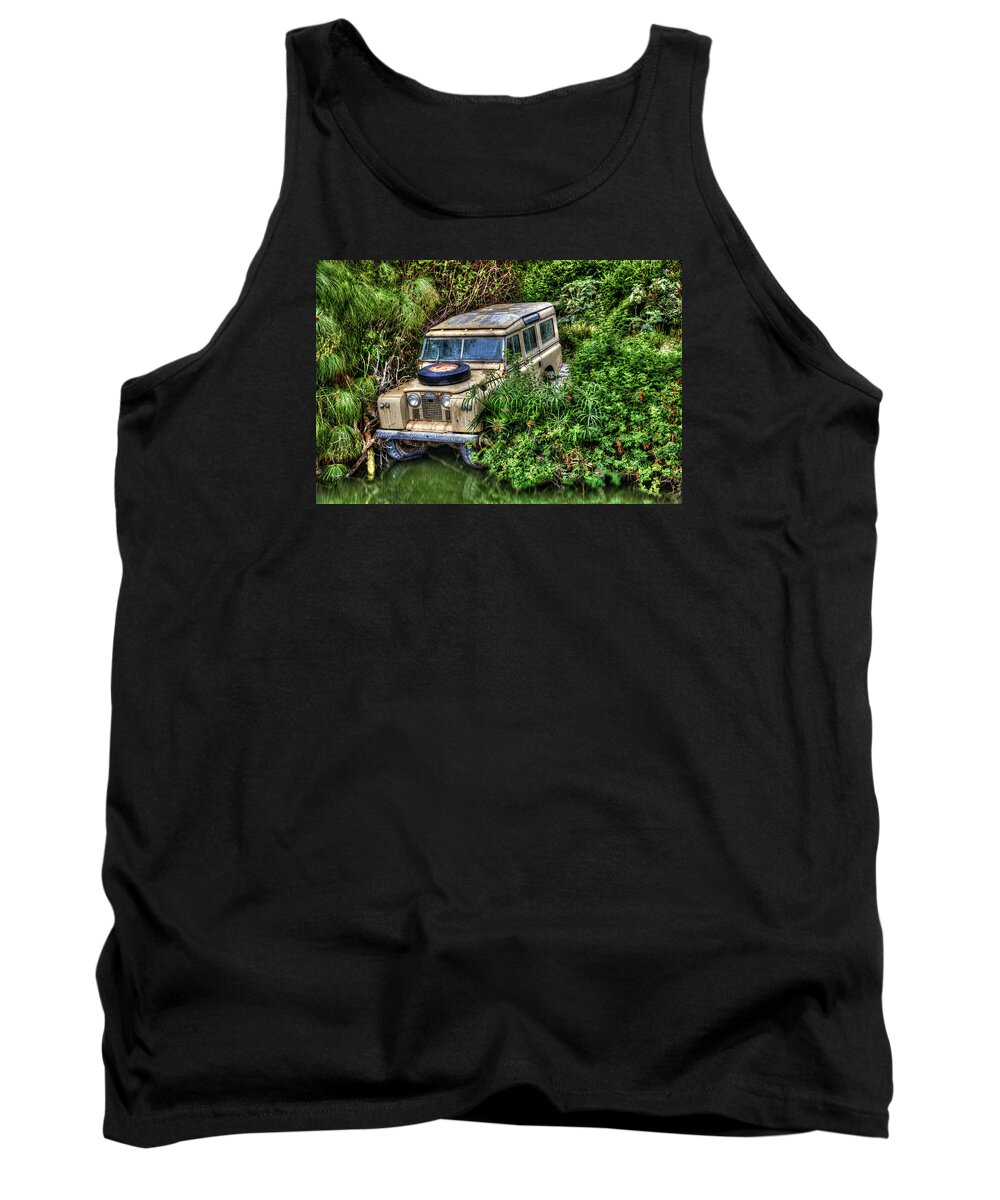 Photography Tank Top featuring the photograph End of The Line by Paul Wear