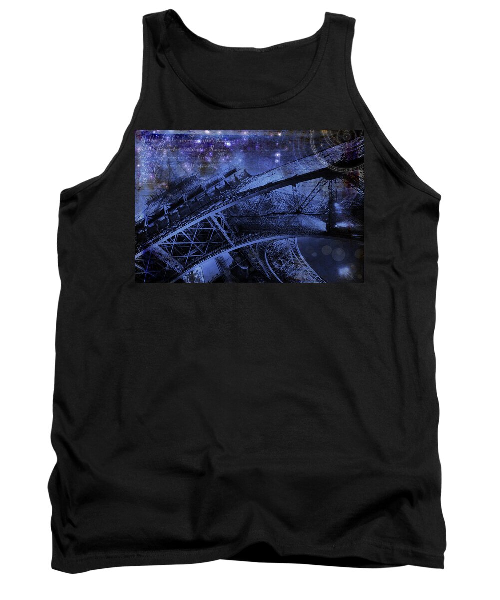 Evie Tank Top featuring the photograph Royal Eiffel Tower by Evie Carrier