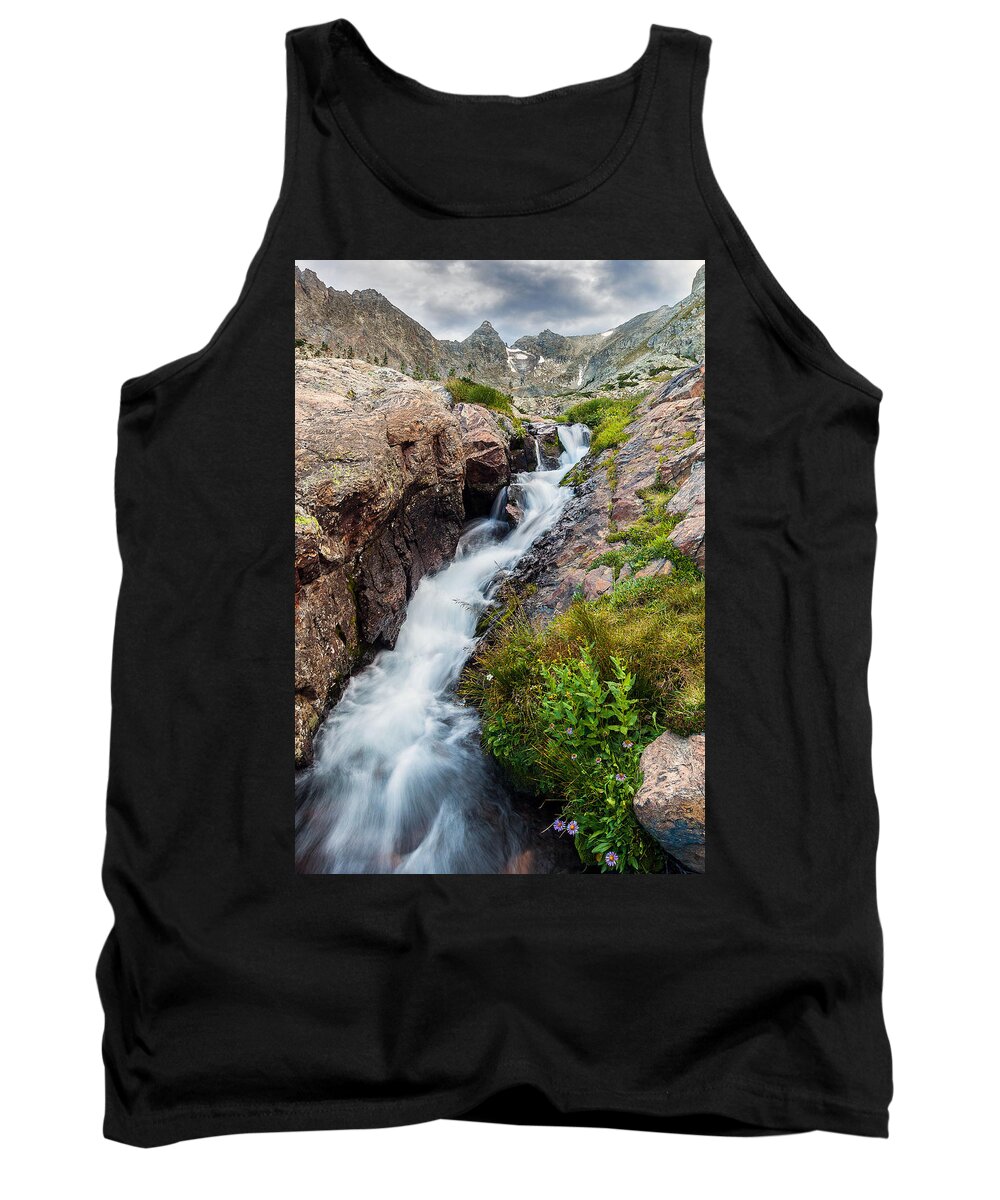 Landscape Tank Top featuring the photograph Rushing Thru by Steven Reed
