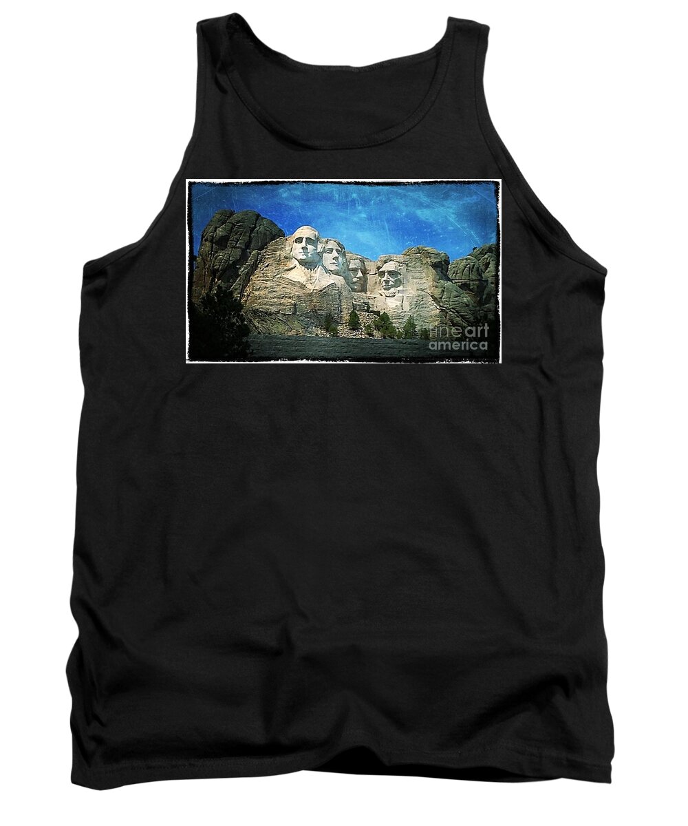 Mount Rushmore Tank Top featuring the photograph Rushmore by Perry Webster