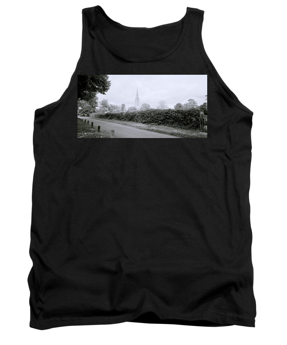 Inspiration Tank Top featuring the photograph Salisbury Cathedral by Shaun Higson
