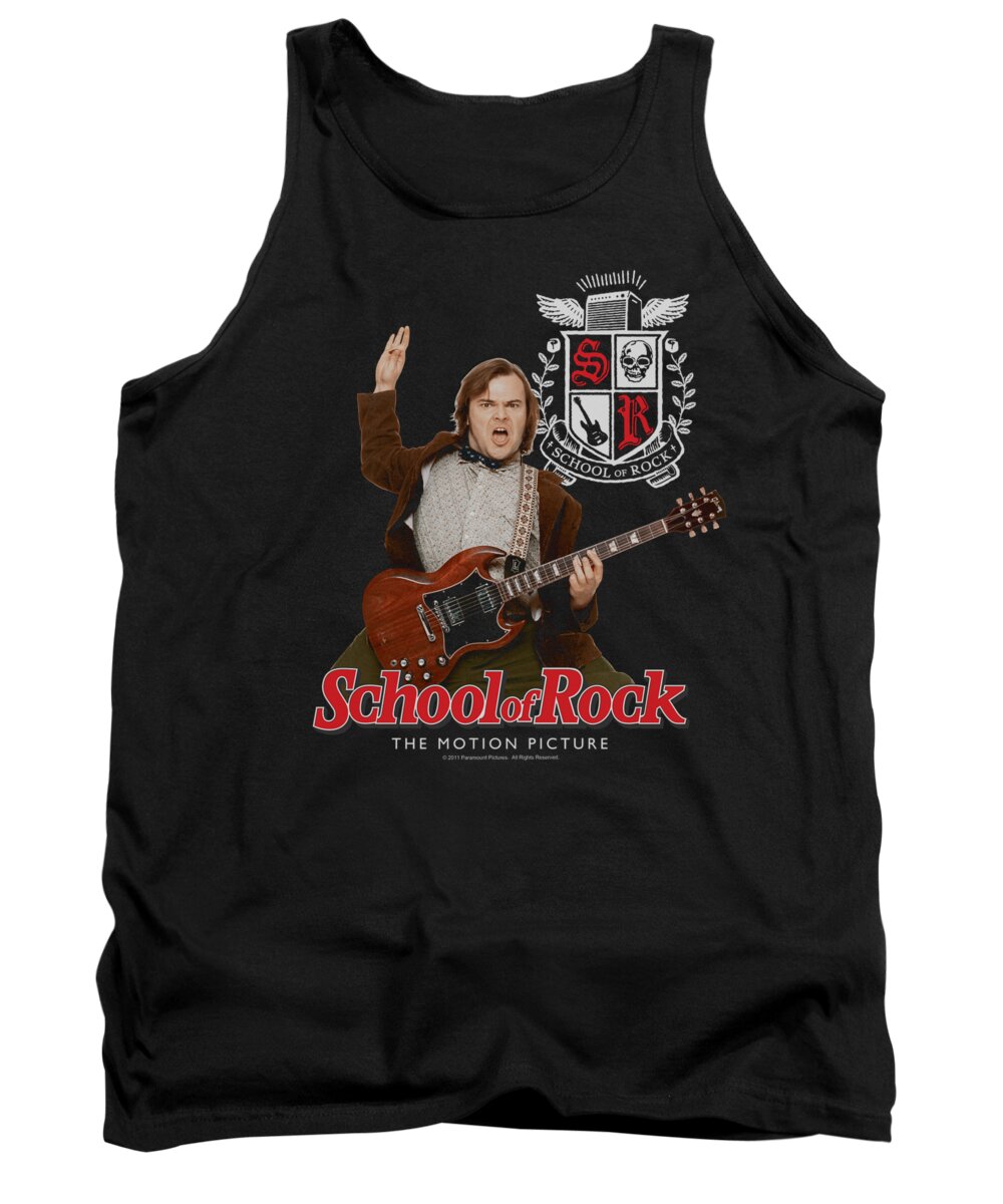 Celebrity Tank Top featuring the digital art School Of Rock - The Teacher Is In by Brand A