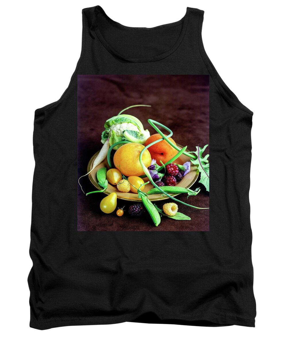 Fruits Tank Top featuring the photograph Seasonal Fruit And Vegetables by Romulo Yanes
