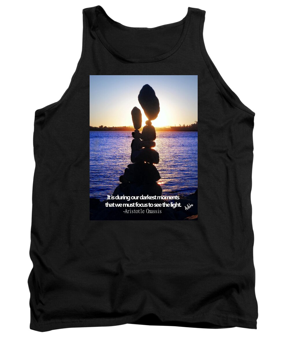 Light Tank Top featuring the photograph See the Light by Maria Aduke Alabi