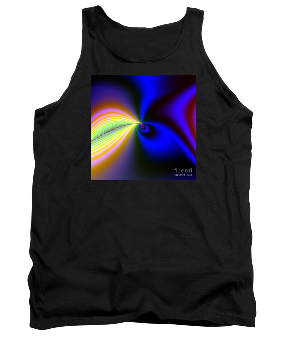 Peter R Nicholls Abstract Fine Artist Canada Tank Top featuring the digital art Seed of Life by Peter R Nicholls