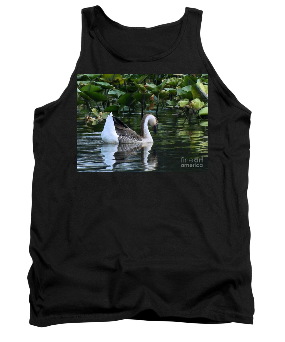 Serenity Tank Top featuring the photograph Serenity Swim by Robyn King