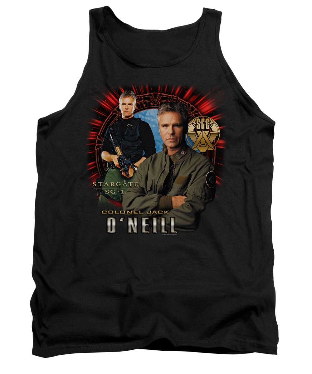  Tank Top featuring the digital art Sg1 - Jack O'neill by Brand A