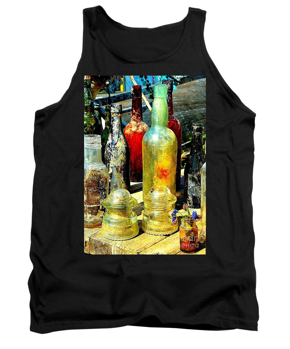 Abstract Tank Top featuring the photograph Shimmering by Lauren Leigh Hunter Fine Art Photography
