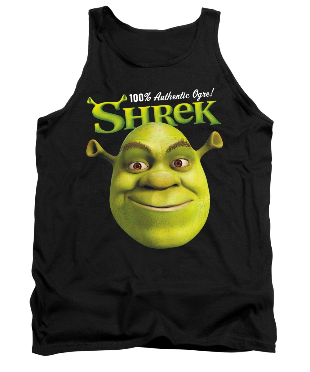  Tank Top featuring the digital art Shrek - Authentic by Brand A