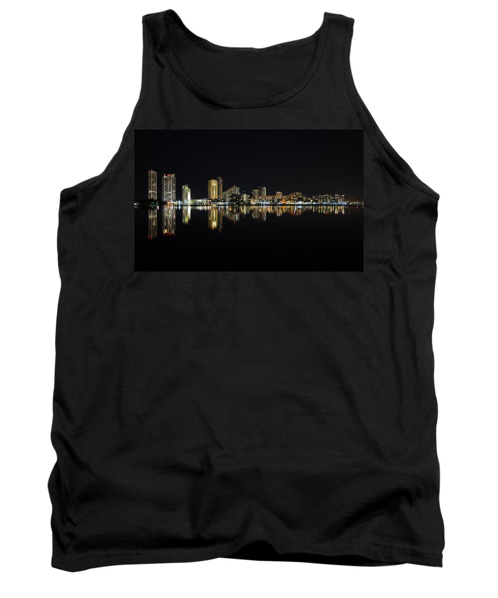Skyline Tank Top featuring the photograph Silent Night by Keith Armstrong