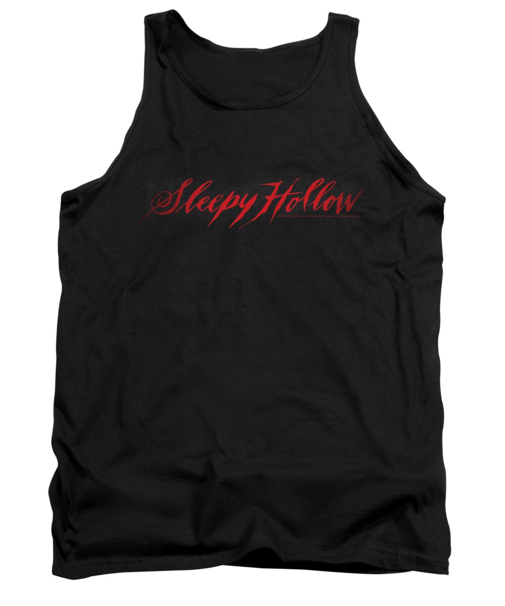 Sleepy Hollow Tank Top featuring the digital art Sleepy Hollow - Logo by Brand A