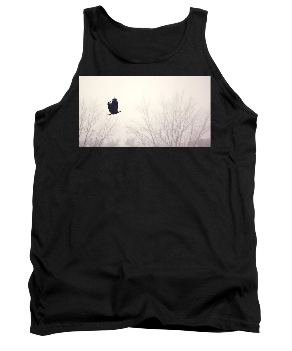 America Tank Top featuring the photograph Slicing through the Fog by Melanie Lankford Photography