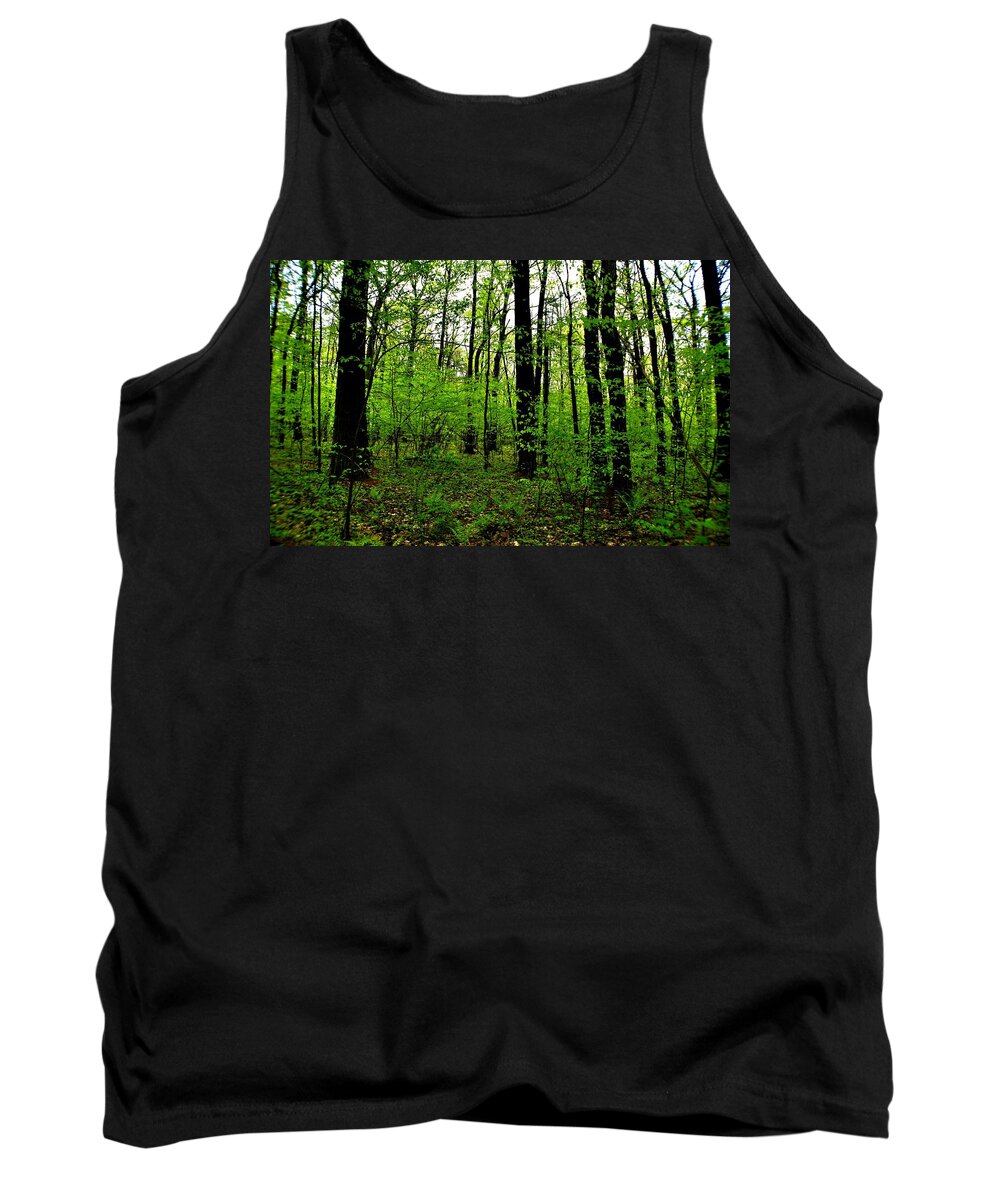 Groton School Tank Top featuring the photograph Spring Wood by Marysue Ryan