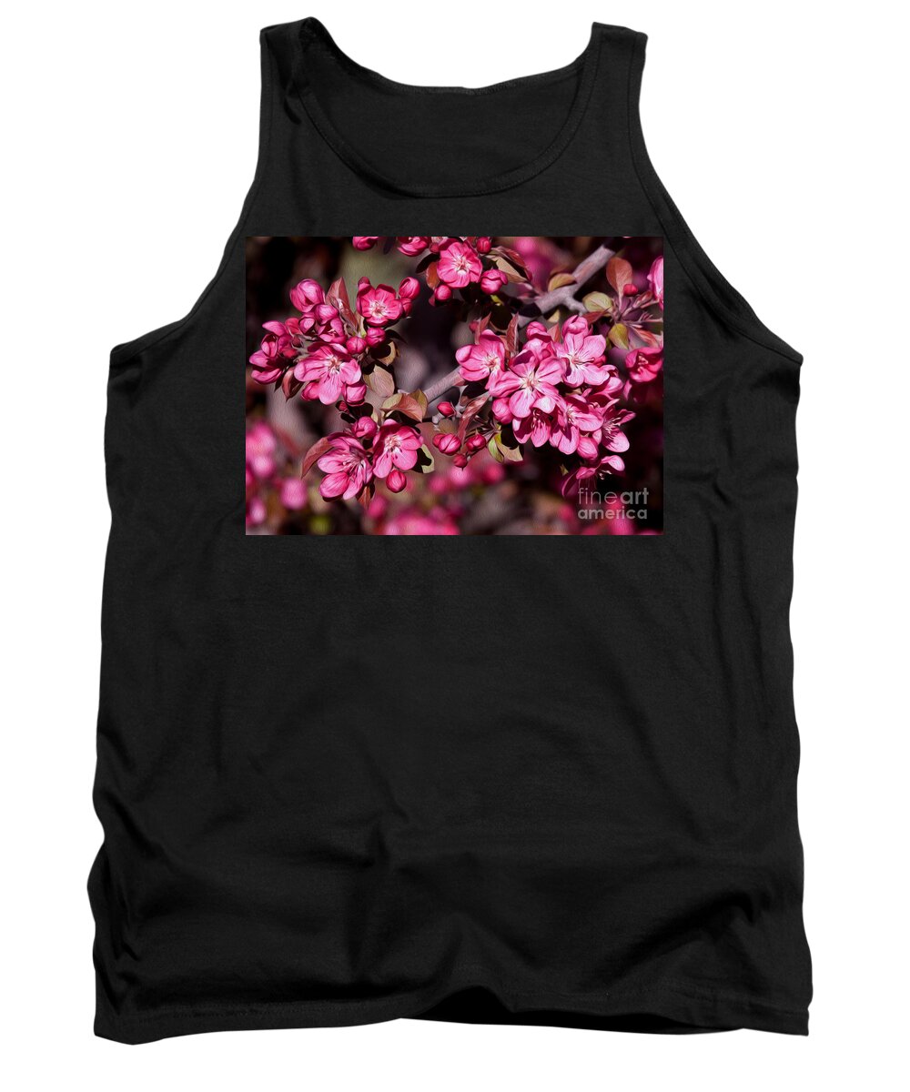 Blossoms Tank Top featuring the photograph Spring's Arrival by Roselynne Broussard