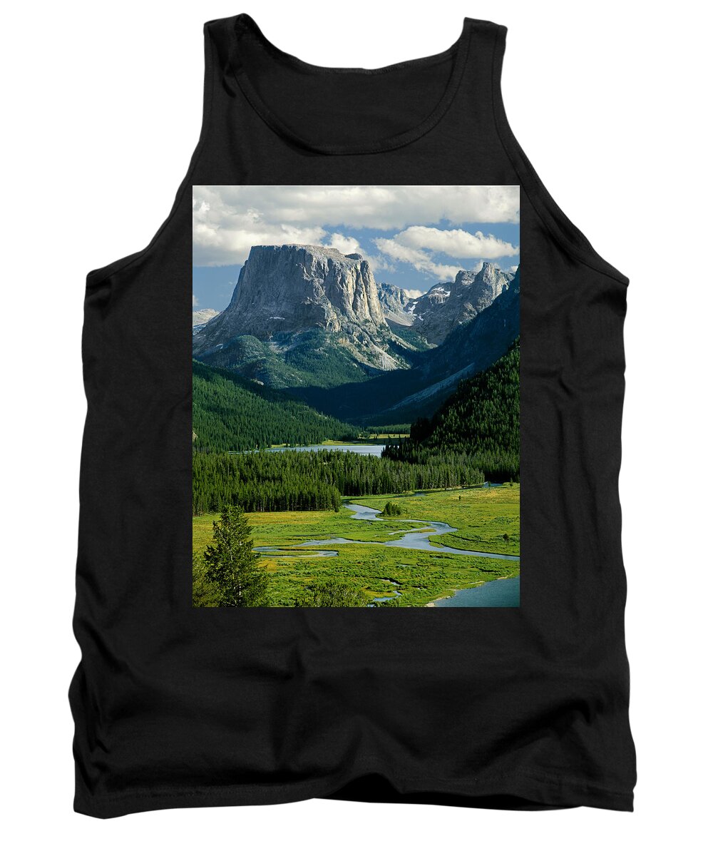Squaretop Mountain Tank Top featuring the photograph Squaretop Mountain 3 by Ed Cooper Photography