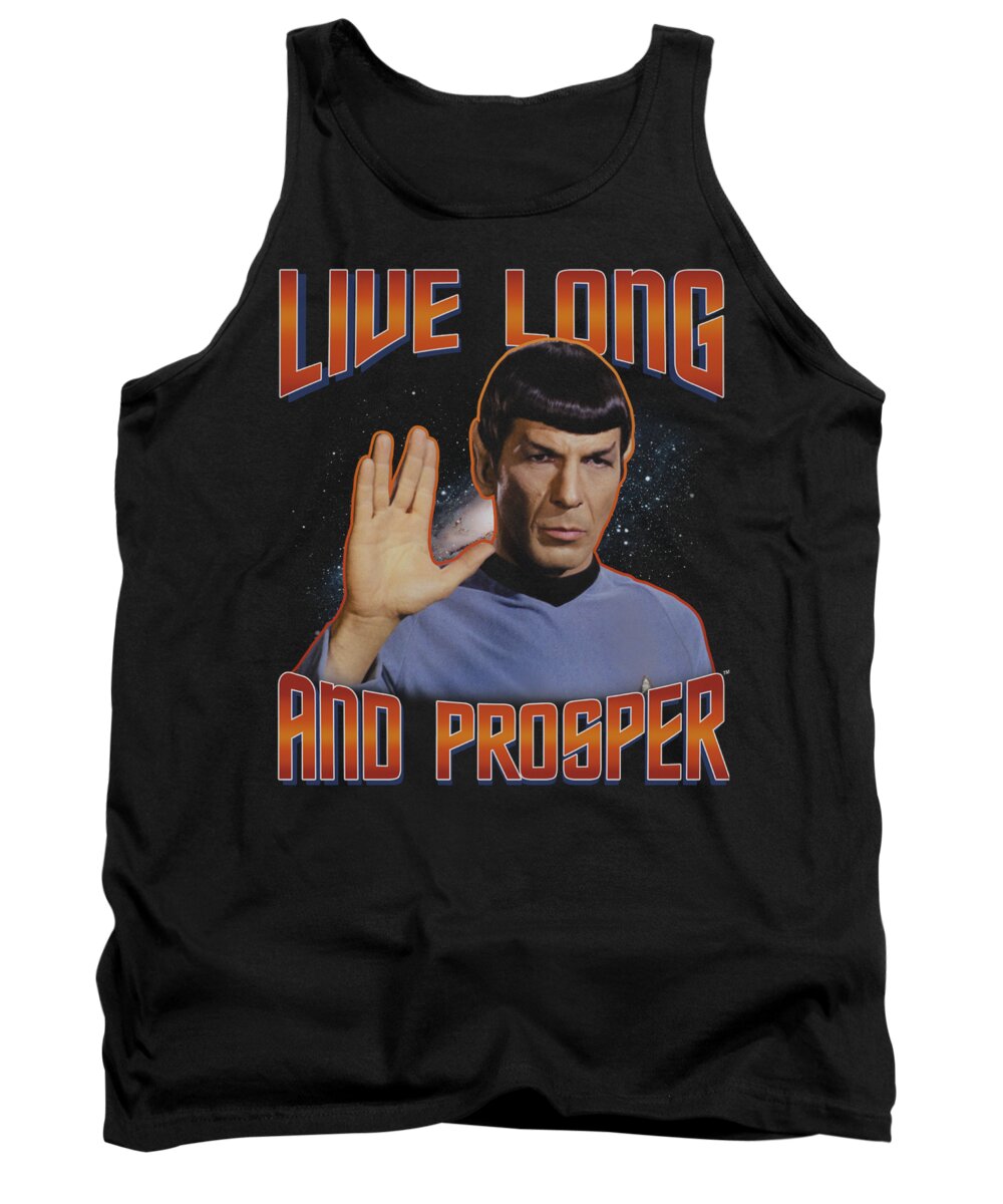 Celebrity Tank Top featuring the digital art St Original - Live Long And Prosper by Brand A